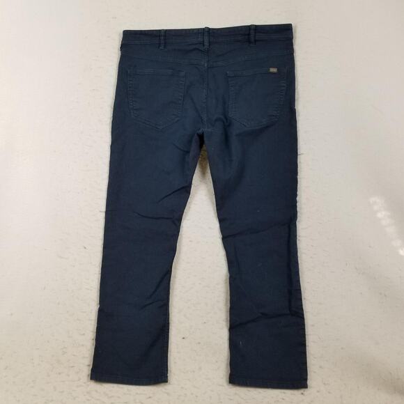 Jachs New York Jeans Mens 38x30 Blue Stretch Denim Straight Leg Casual Pants - Picture 5 of 14